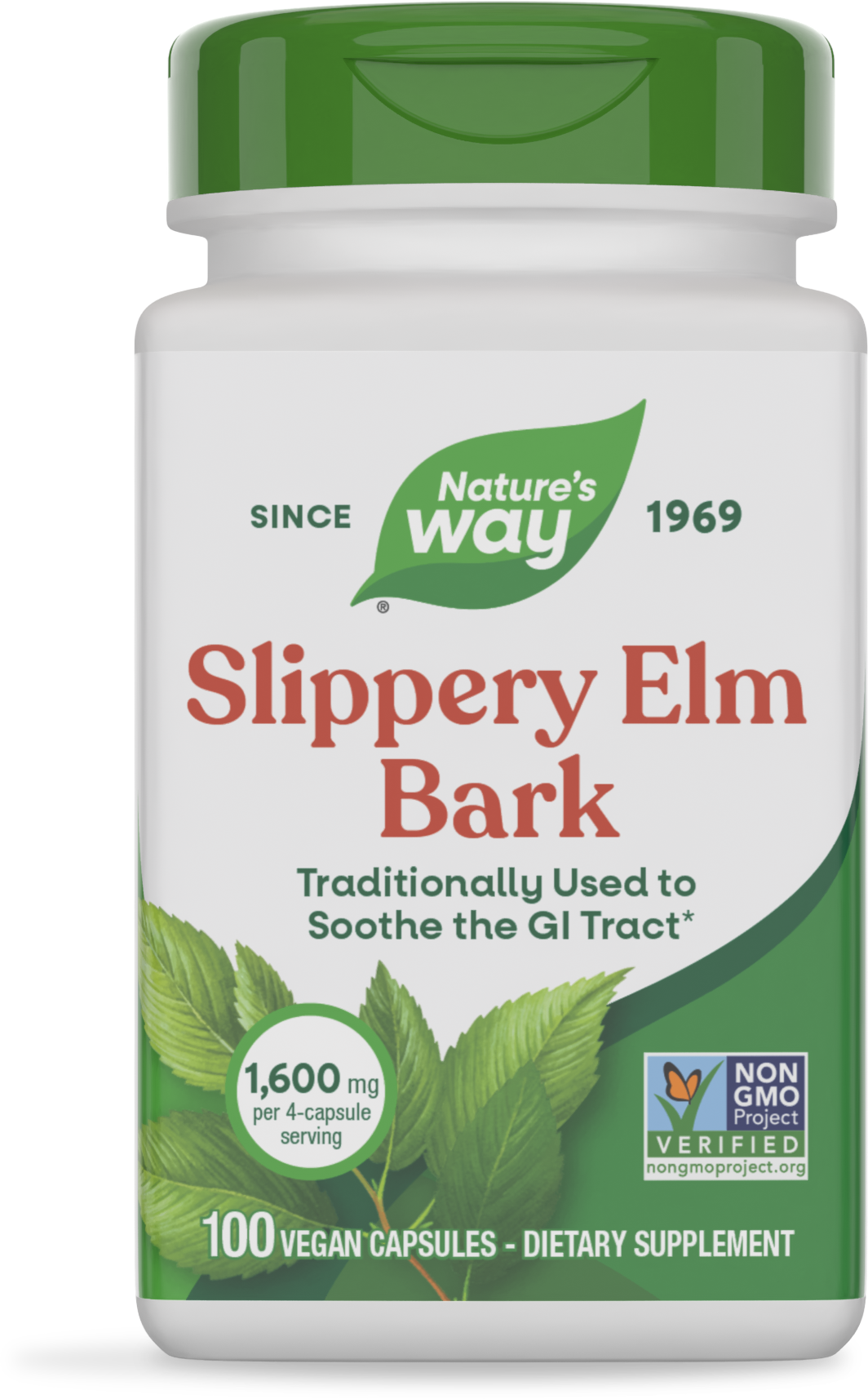 Nature's Way Slippery Elm Bark 100 capsules