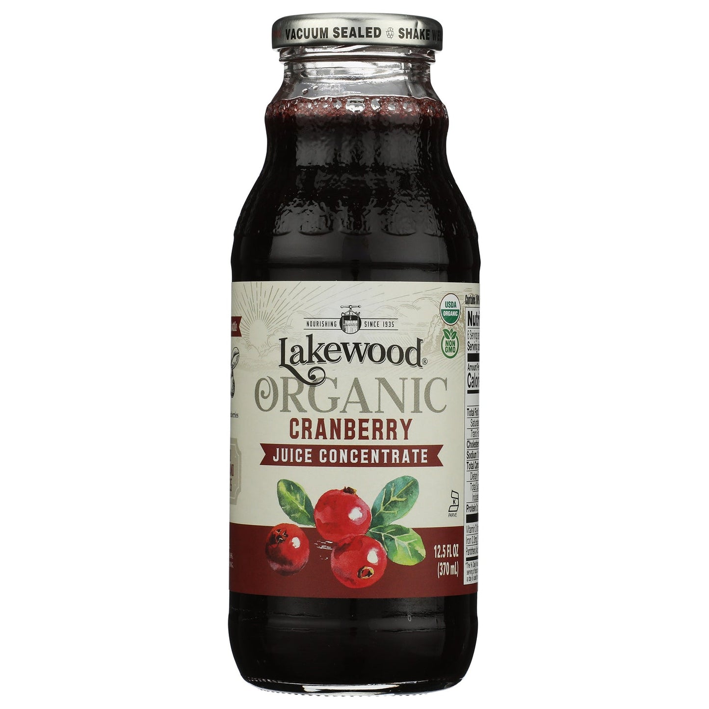 Lakewood Organic Cranberry Concentrate 12.5 oz