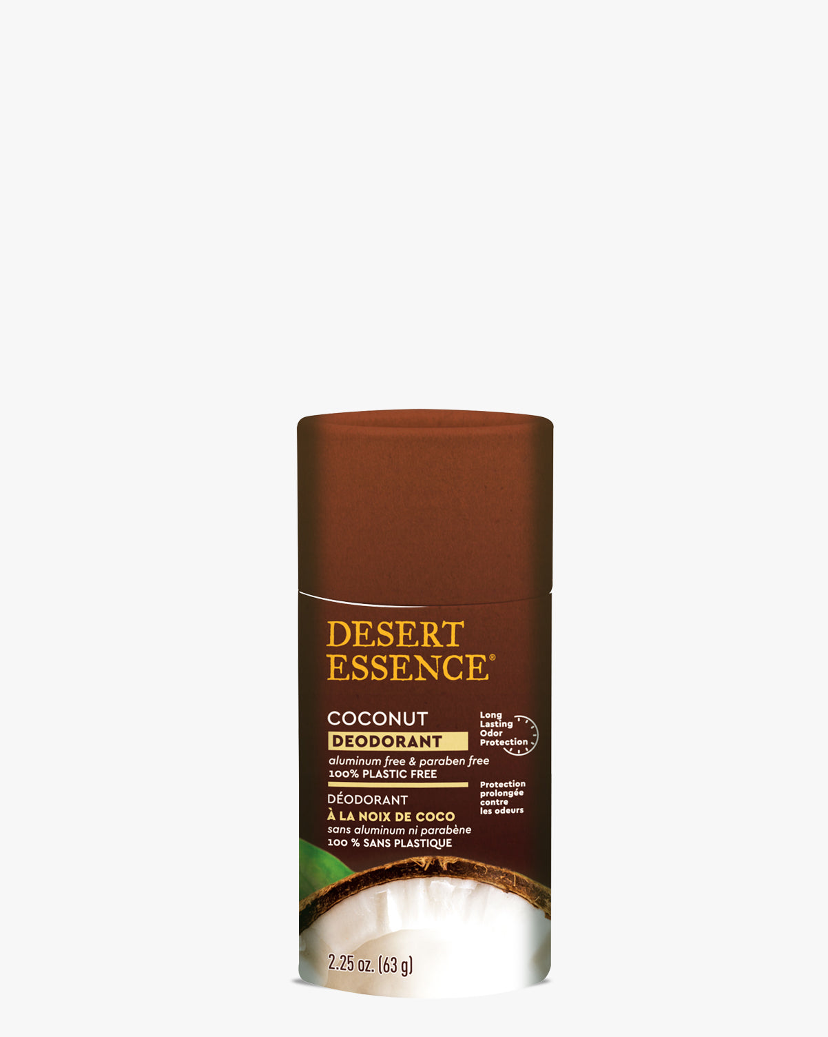 Desert Essence Plastic-Free Coconut Deodorant 2.25 oz