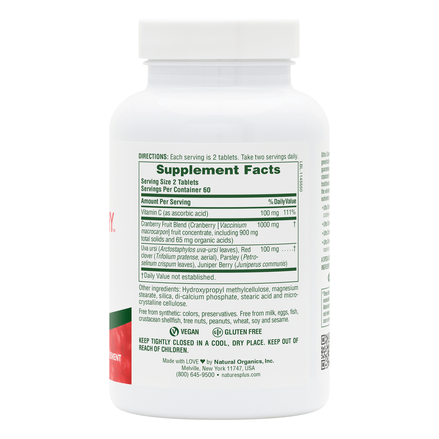 Ultra Cranberry 1000 supplement facts