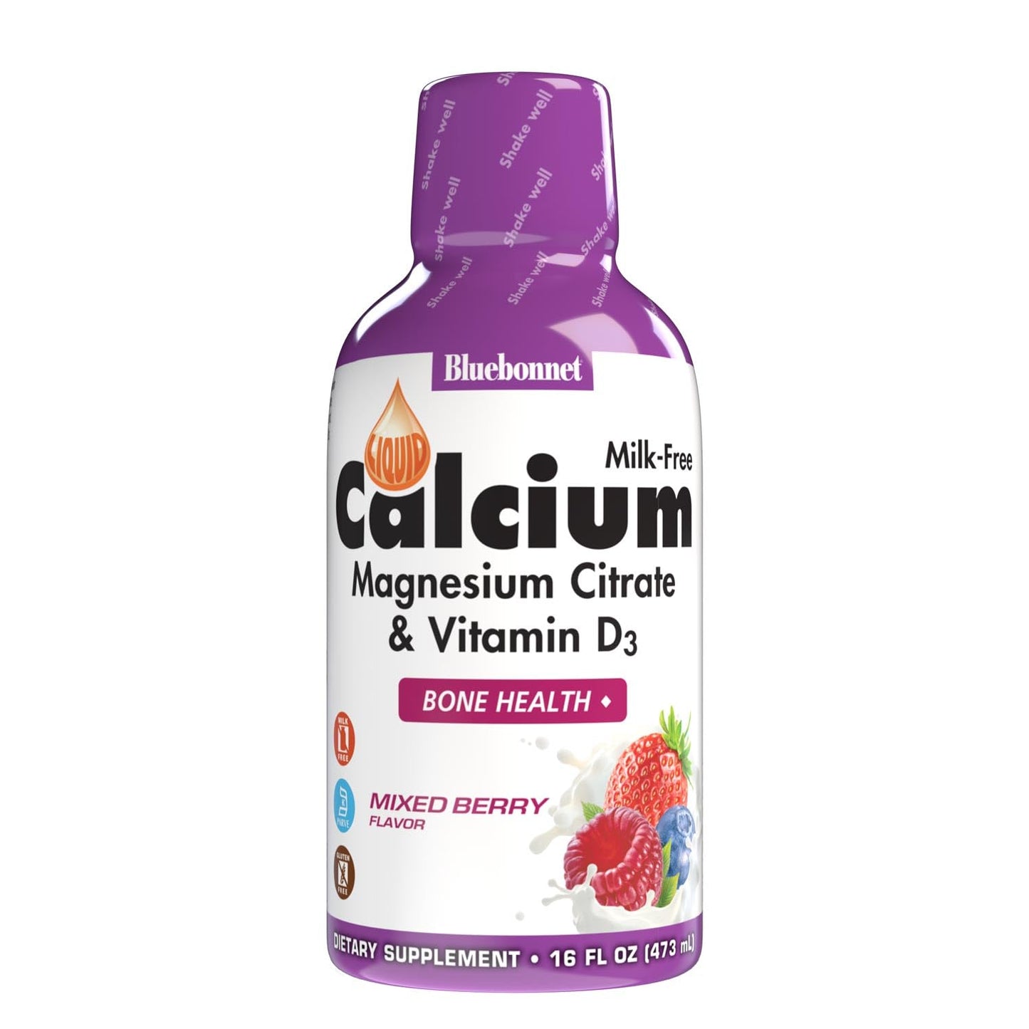 Liquid Calcium, Magnesium Citrate & D3 Mixed Berry