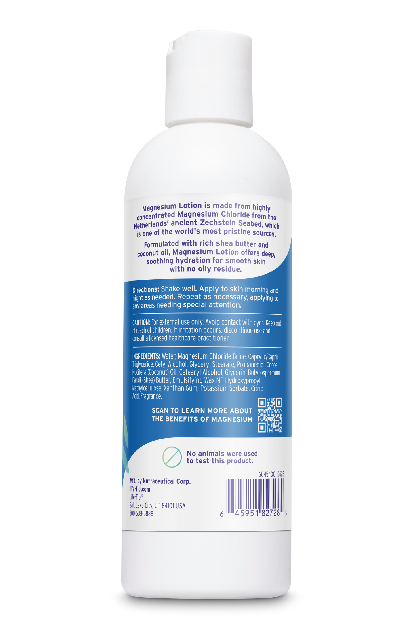 Life-flo Magnesium Lotion label