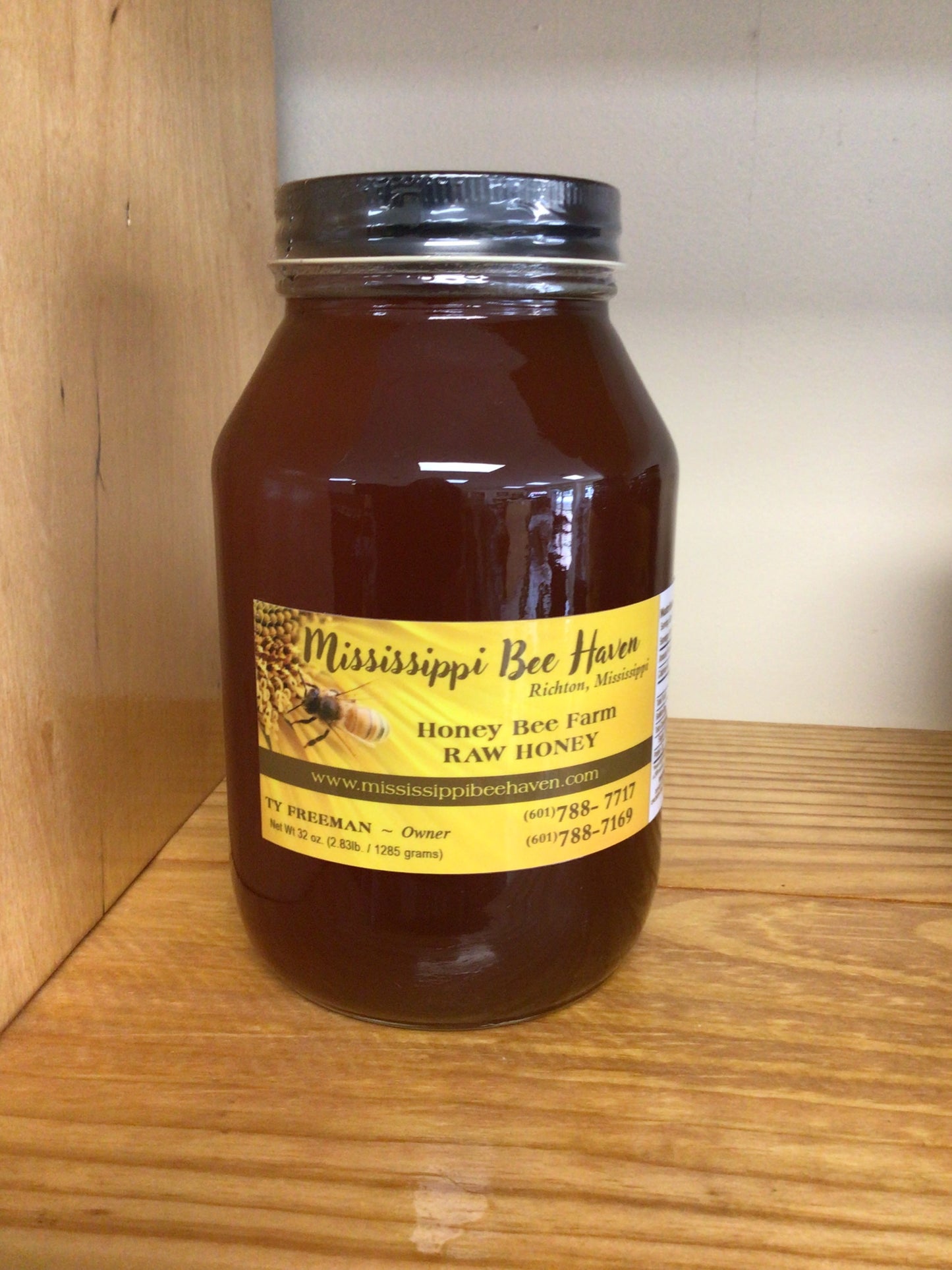 Mississippi Bee Haven Honey Jar 2lb