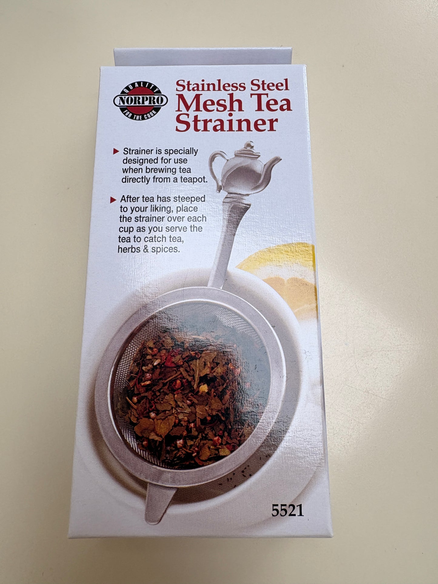 Tea Strainer w/ Teapot Handle