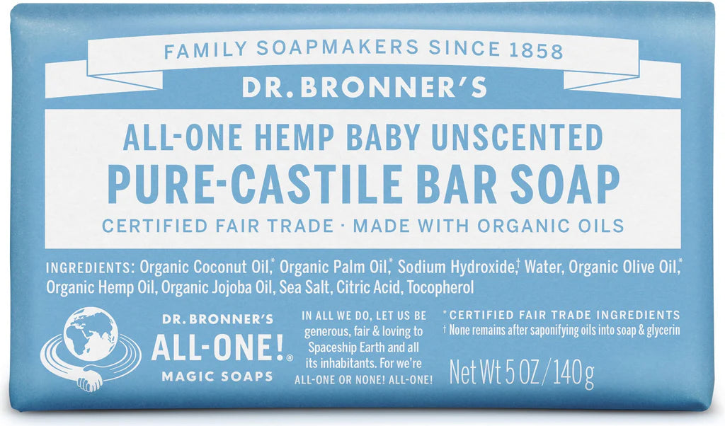 Castile Baby Unscented Bar Soap