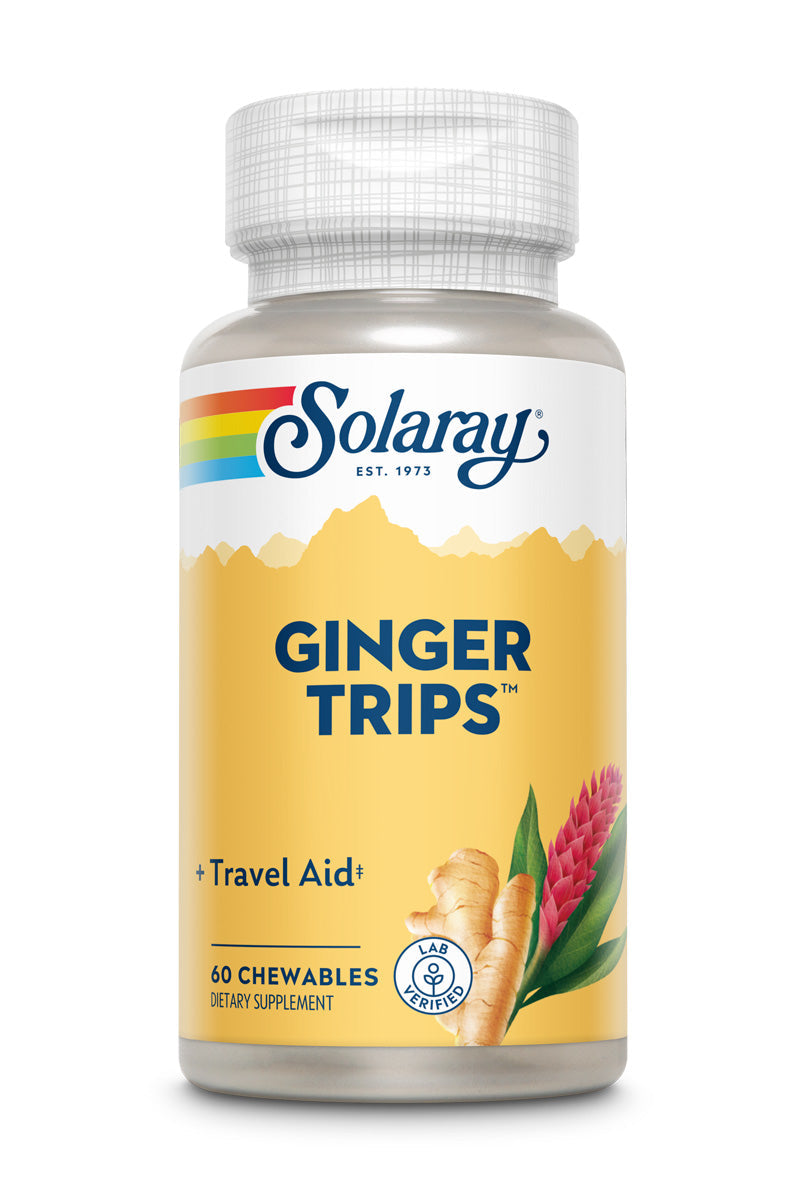 Solaray Ginger Trips chewable