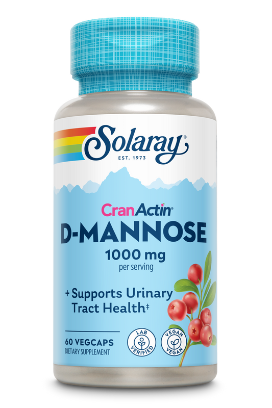 Solaray D-Mannose with CranActin 1000 mg
