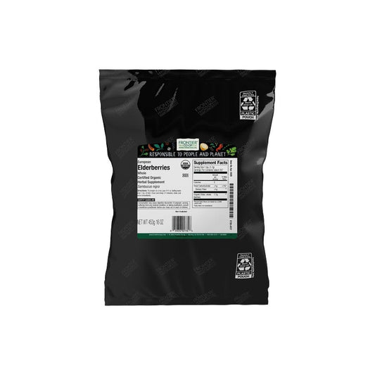 Frontier Co-op Organic Whole Elderberries package