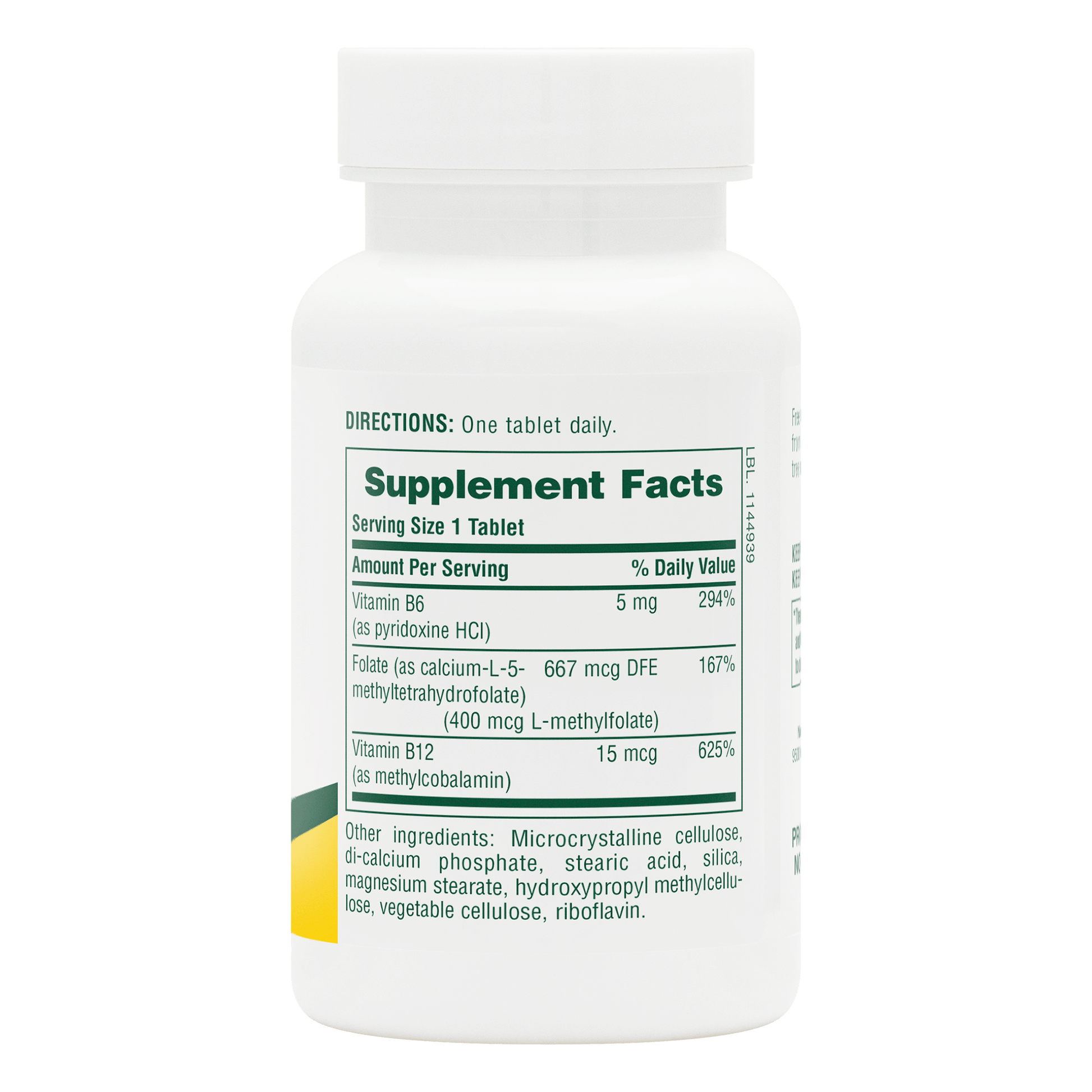 Folic Acid Hearts supplement facts