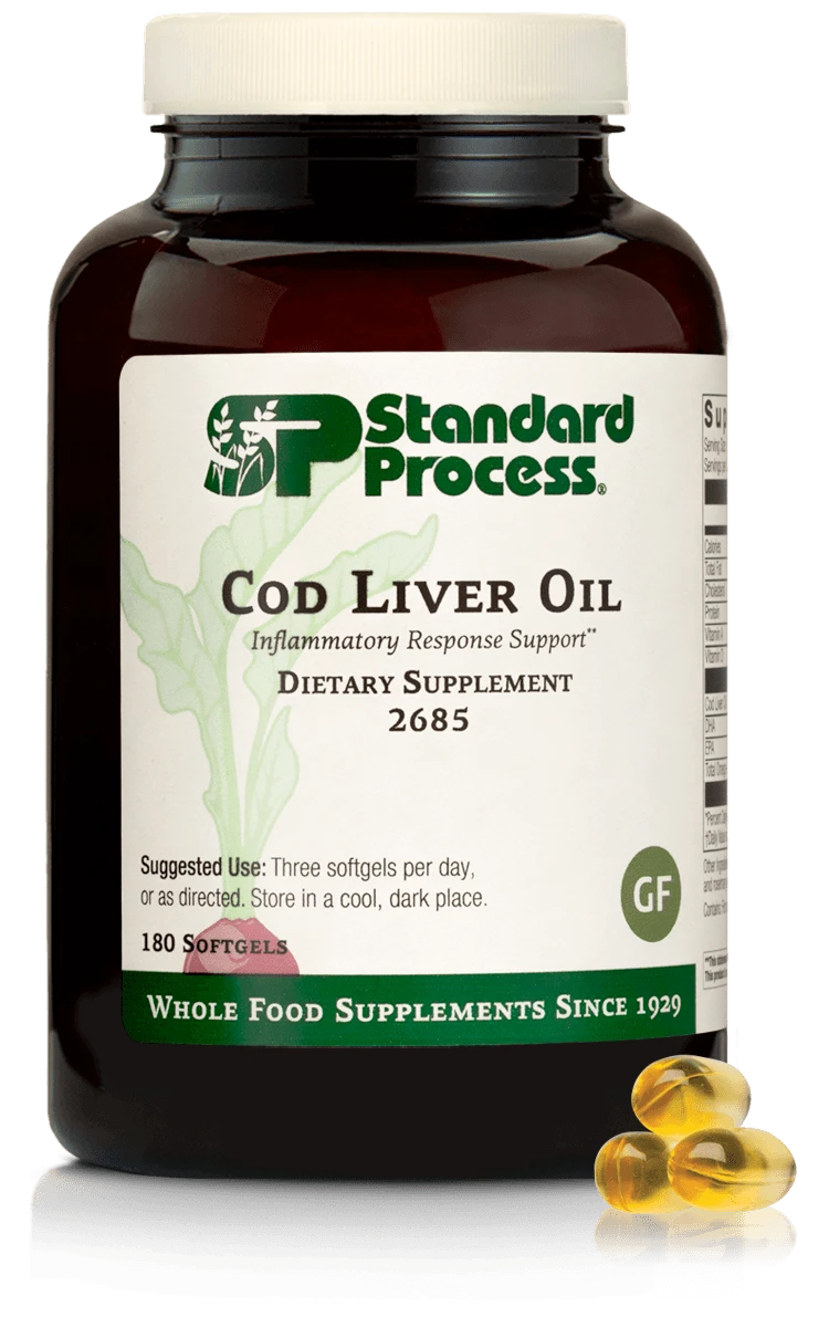 Standard Process Cod Liver Oil 180 softgels