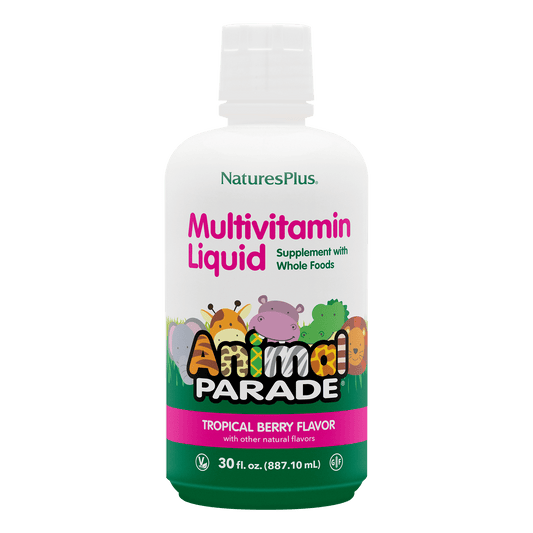 Animal Parade Liquid (children multivitamin) front label