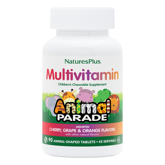 Nature's Plus Animal Parade Children's Chewable Multivitamin Assorted 90 tablets bottle