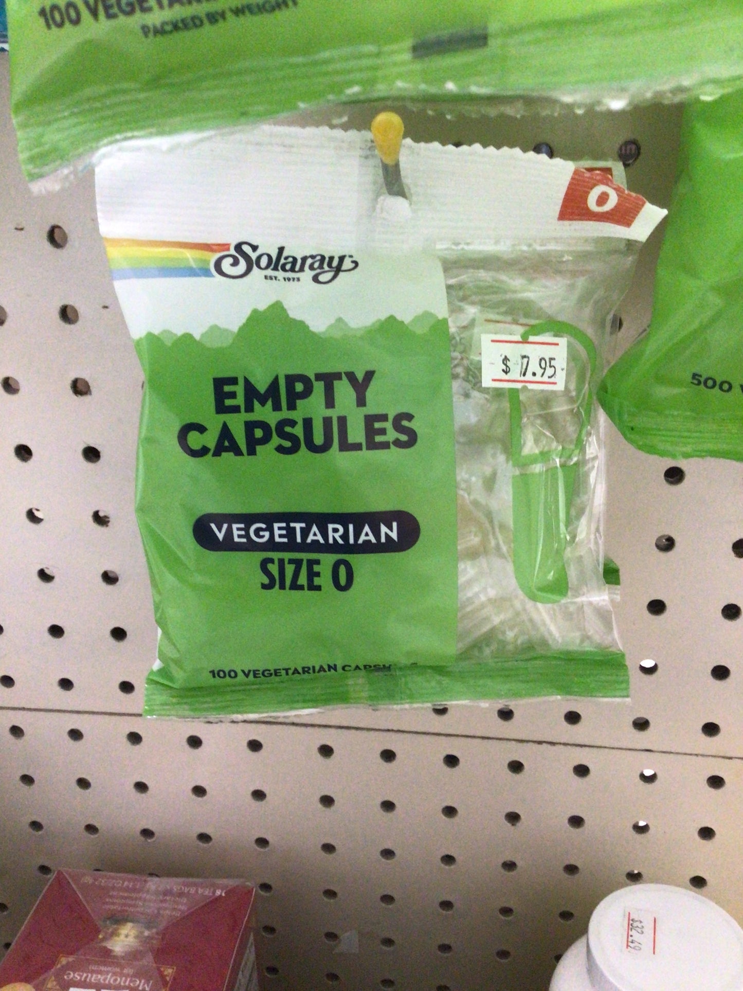 Solaray Empty V Capsules "0"
