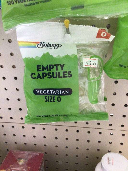 Solaray Empty V Capsules "0"