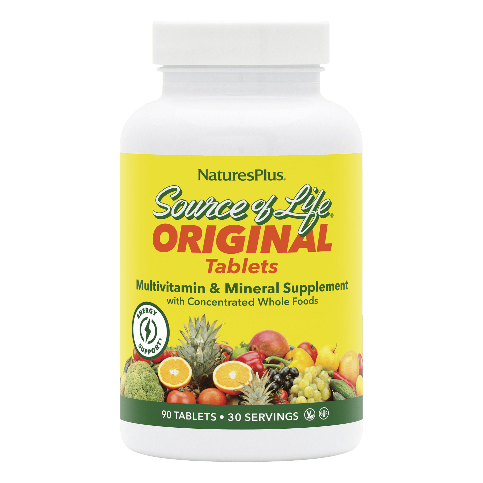 Source of Life 90 tablets multivitamin front label