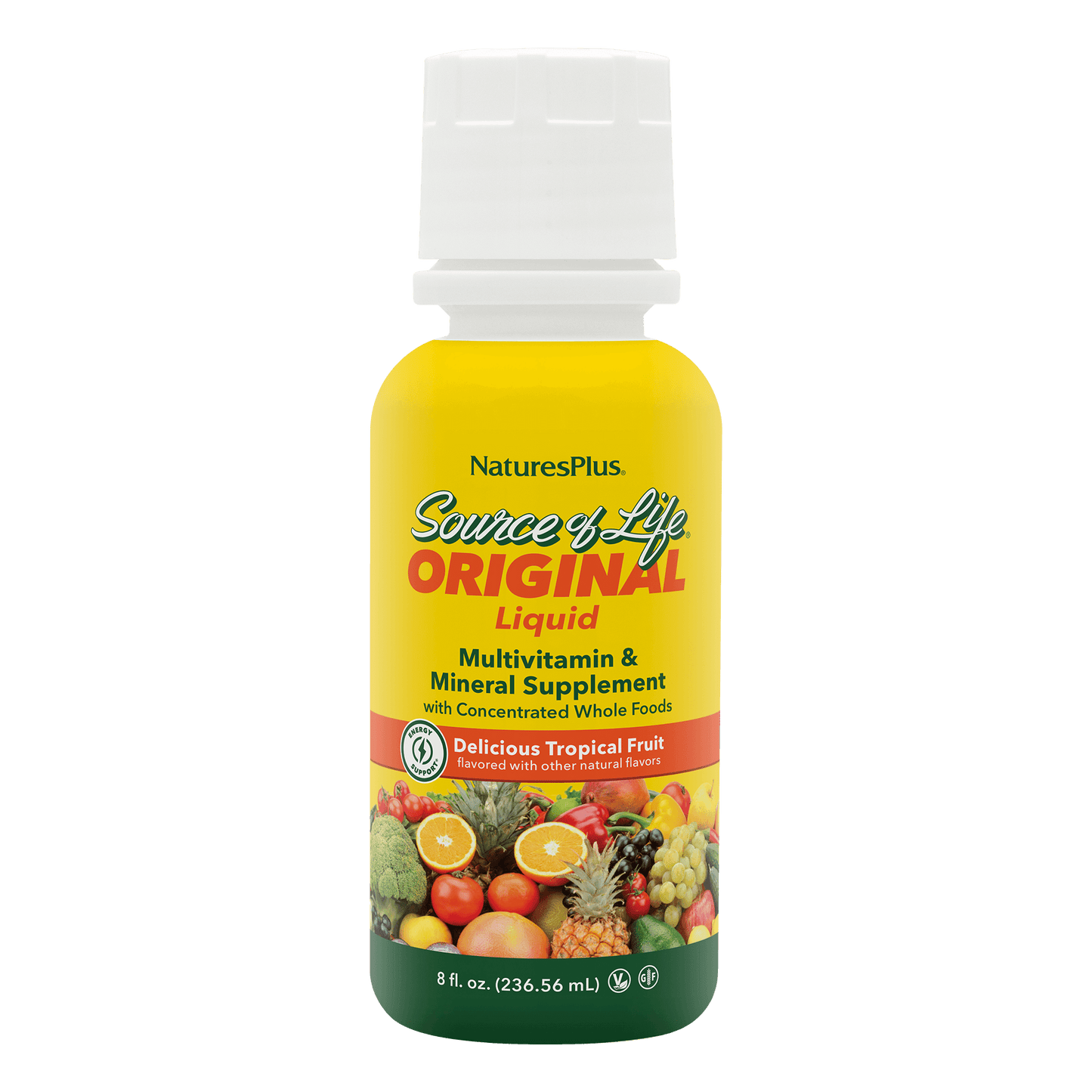 Source of Life Liquid Vitamins 8 oz front label
