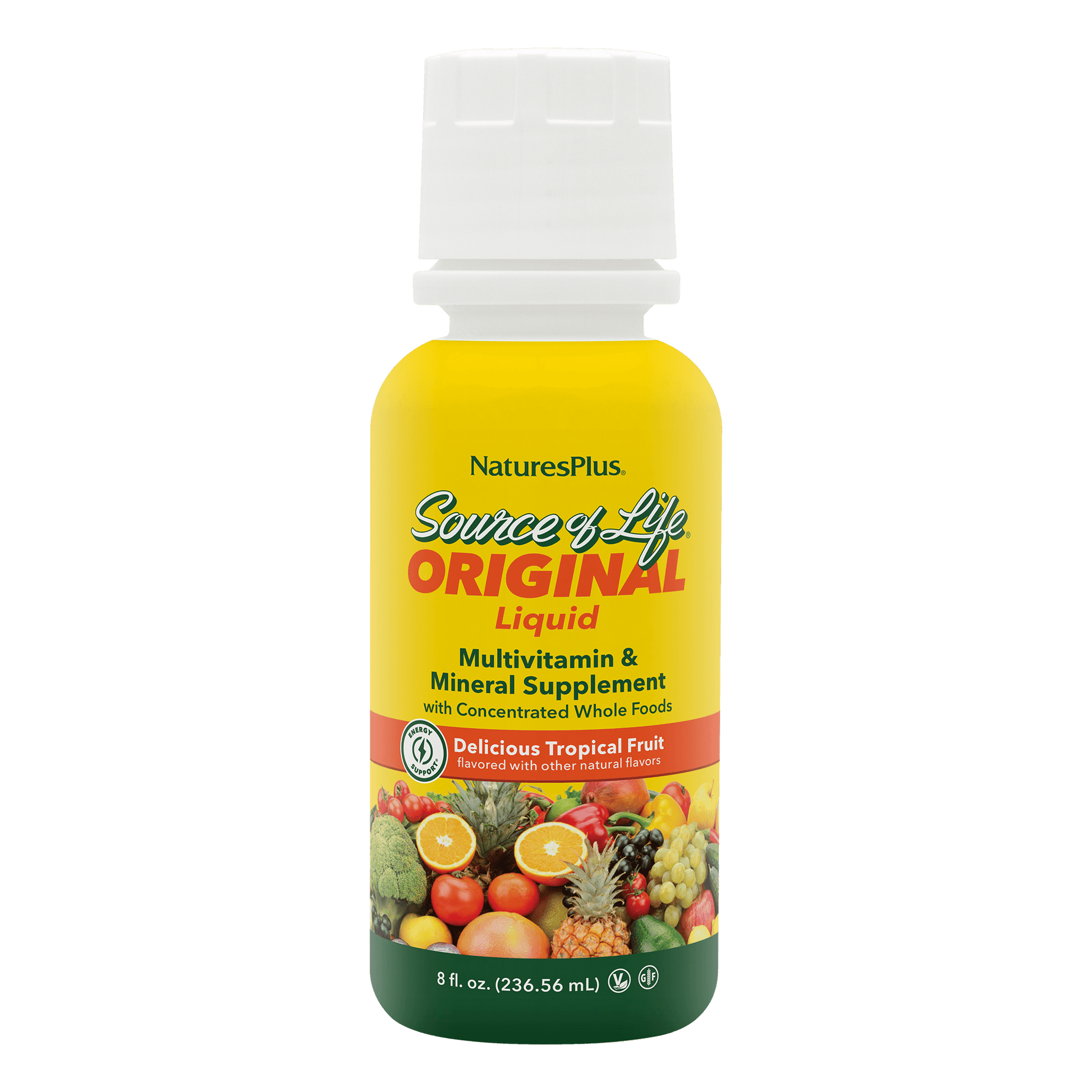 Source of Life Liquid Vitamins 8 oz front label