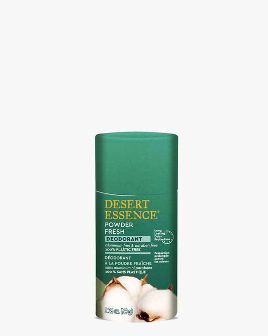 Desert Essence Plastic-Free Powder Fresh Deodorant 2.25 oz