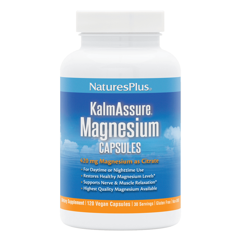 KalmAssure Magnesium Capsules front label