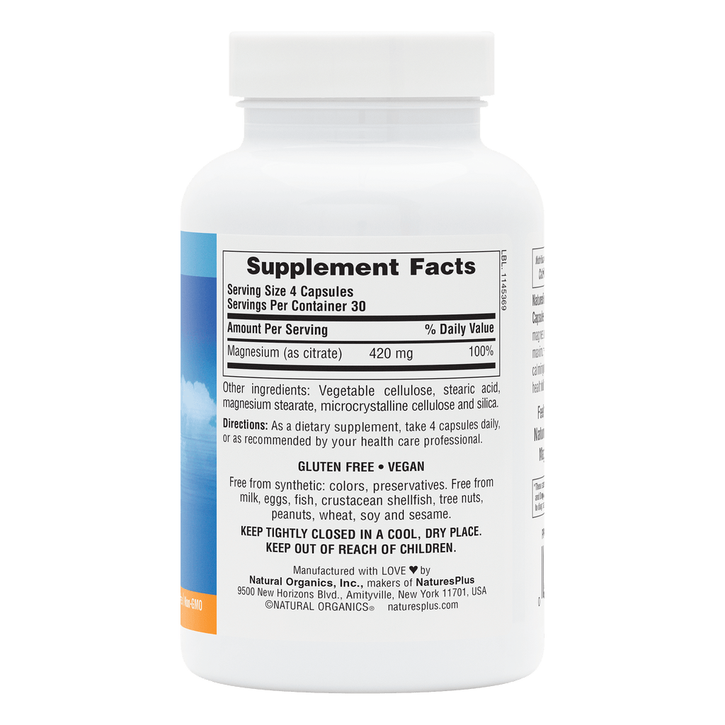 KalmAssure Magnesium Capsules supplement facts