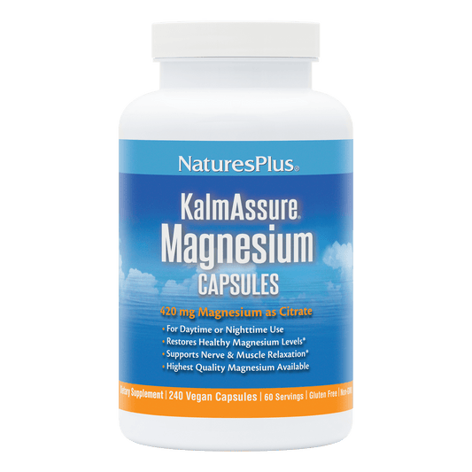 NaturesPlus KalmAssure Magnesium Capsules 240 count