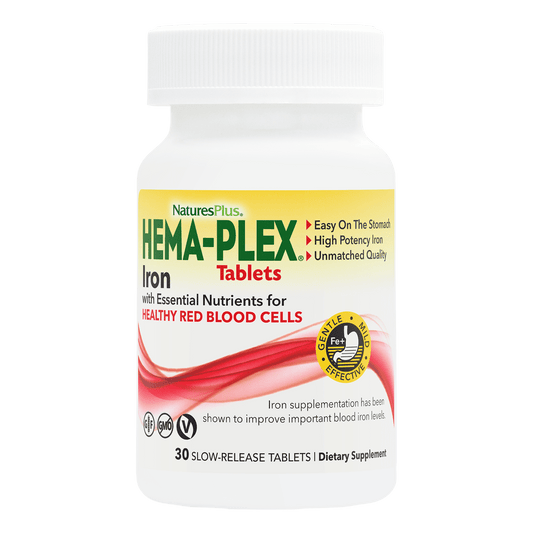 Hema-Plex Slow-Release Tablets front label