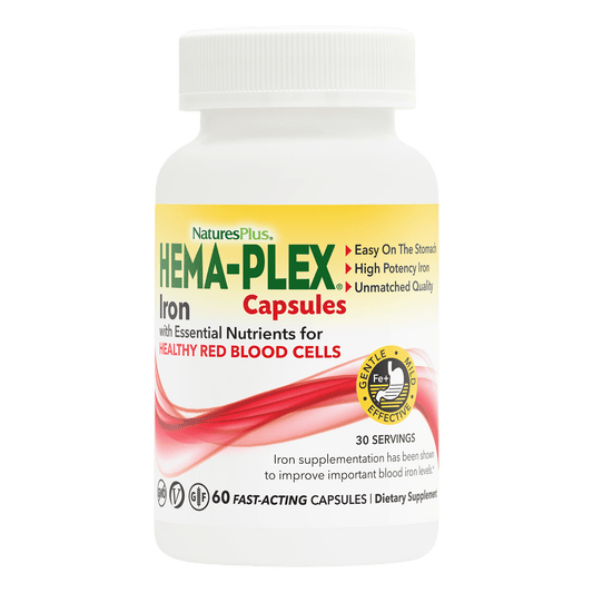 Hema-Plex 60 count Vcaps (iron) front label
