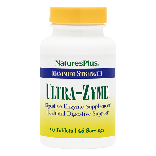 Ultra-Zyme digestive enzyme tablets front label