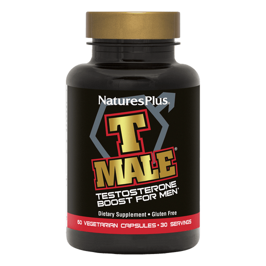 T Male testosterone support front label