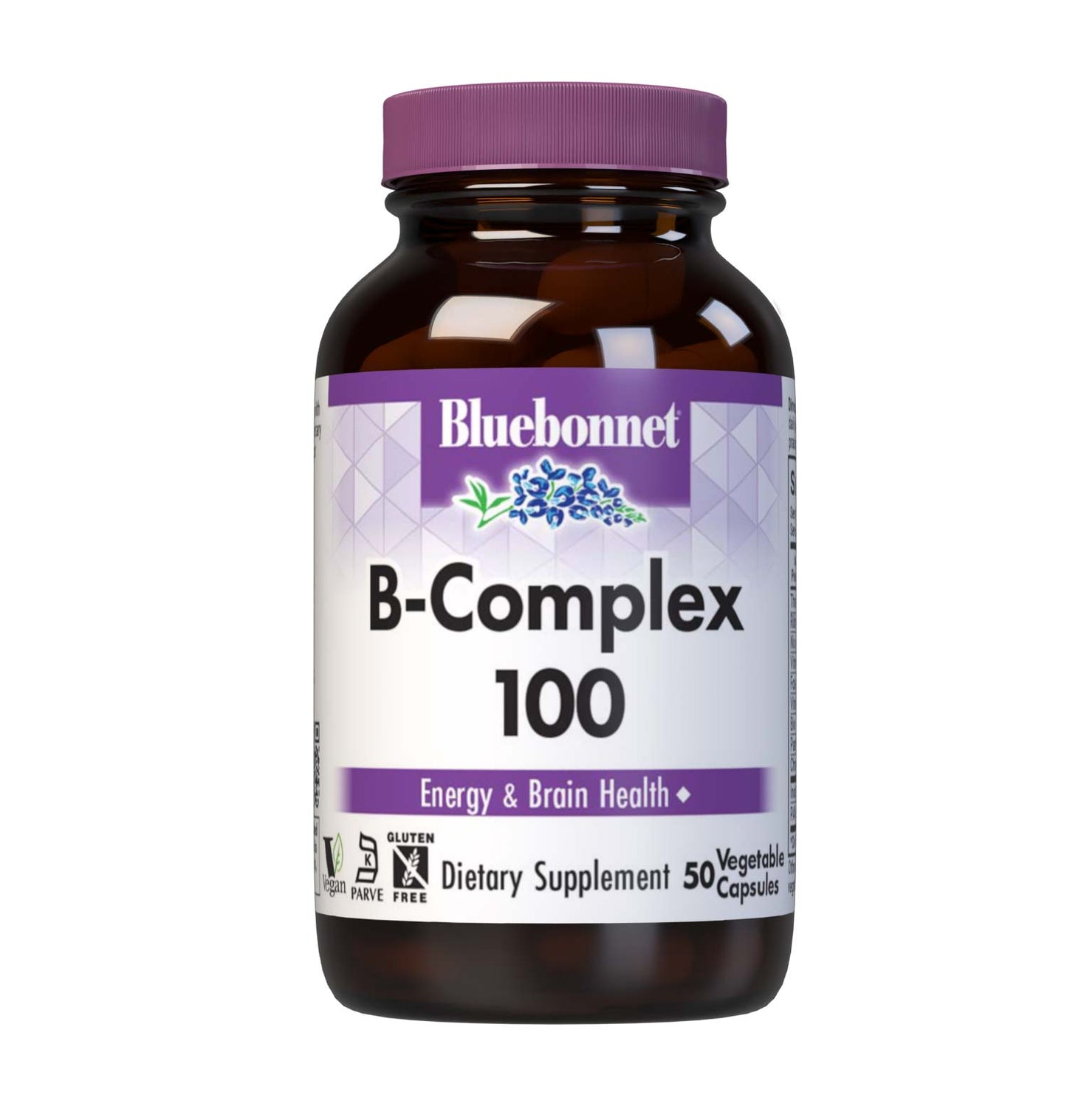 Bluebonnet B-Complex 100 front label