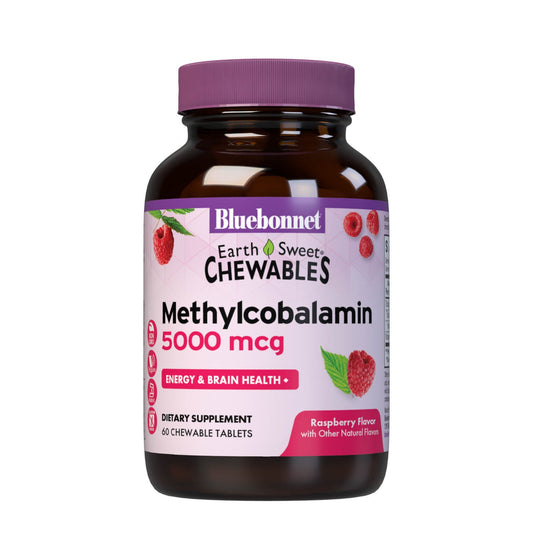 Bluebonnet Methylcobalamin 5,000 mcg Chewable front label