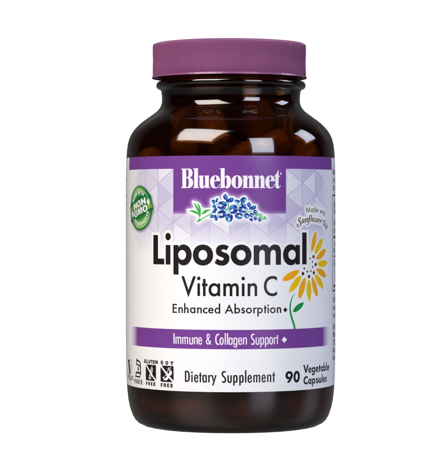 Bluebonnet Liposomal Vitamin C 90 ct front label