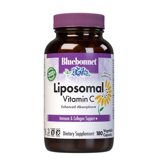 Bluebonnet Liposomal Vitamin C 180 ct front label