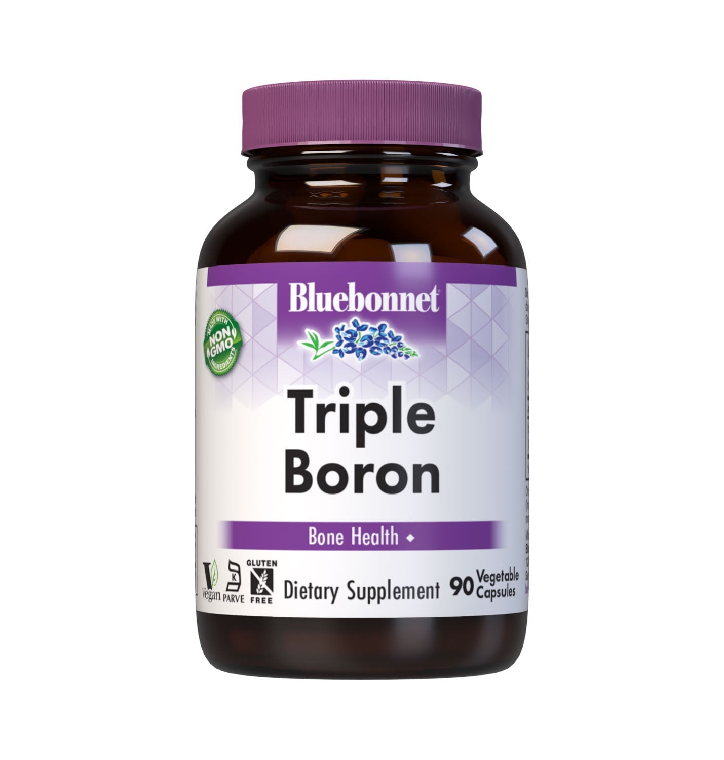 Bluebonnet Triple Boron 3 mg front label
