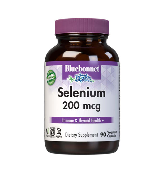 Bluebonnet Selenium 200 mcg front label