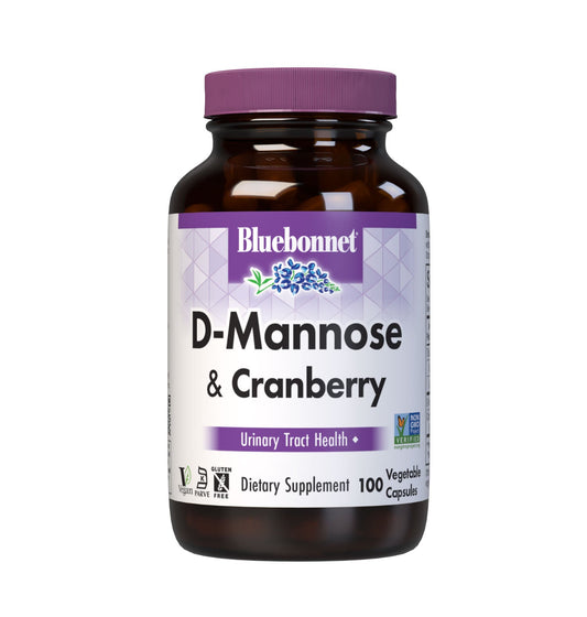 Bluebonnet D-Mannose & Cranberry front label