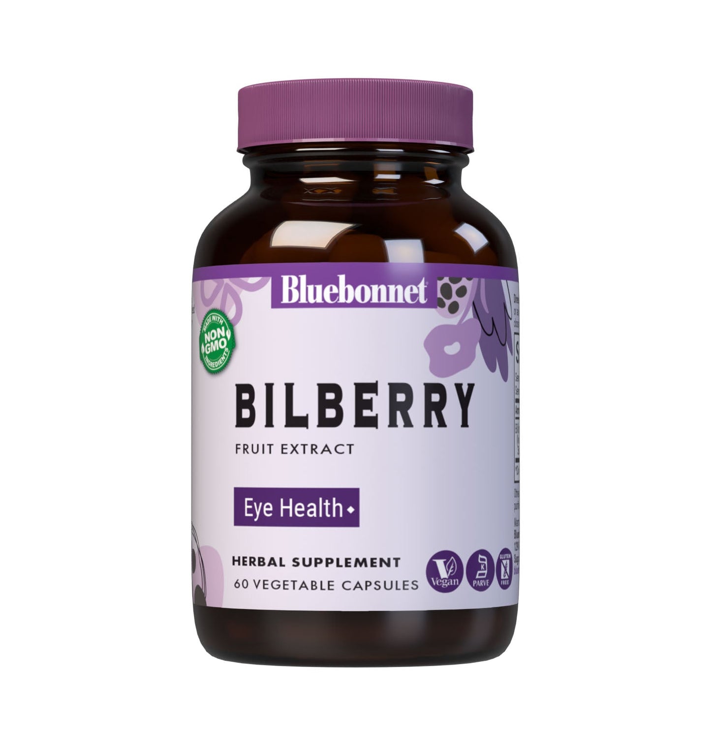 Bluebonnet Bilberry Fruit Extract front label