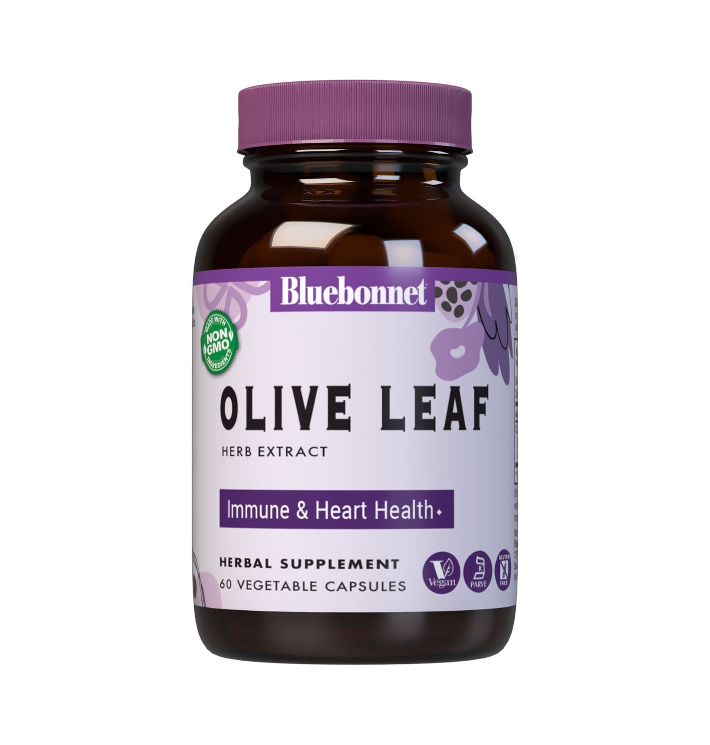 Bluebonnet Olive Leaf Extract 60 ct front label