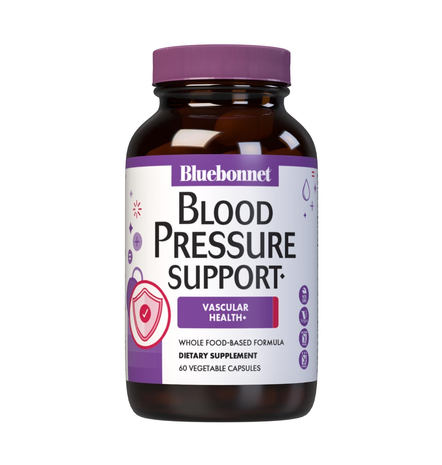 Bluebonnet Blood Pressure Support front label