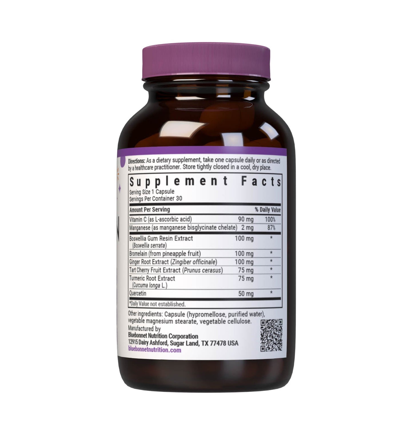 Bluebonnet Pain & Inflammation Support supplement facts