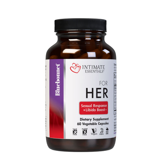 Bluebonnet Intimate Essentials For Her Sexual Response front label