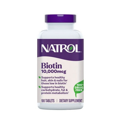 Natrol Biotin 10,000 mcg 100 tablets