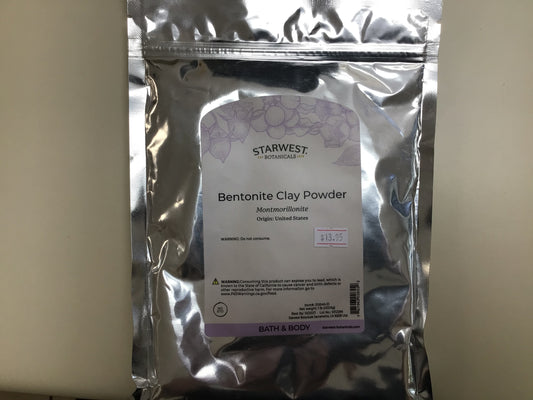Starwest Bentonite Clay Powder - 1lb