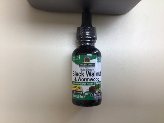 Nature's Answer Black Walnut & Wormwood Tincture - 1 oz