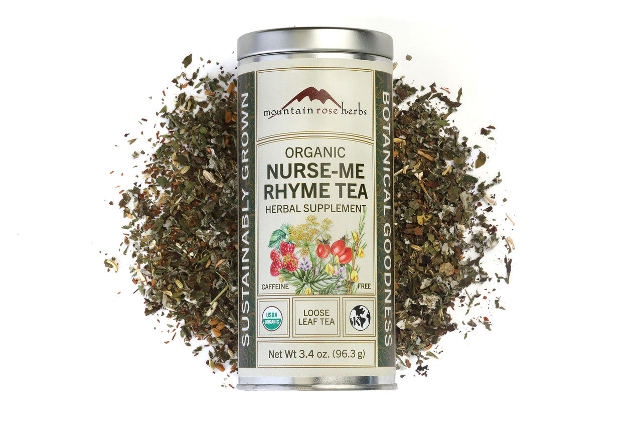 Mountain Rose Herbs Nurse-Me Rhyme Tea organic retail tin