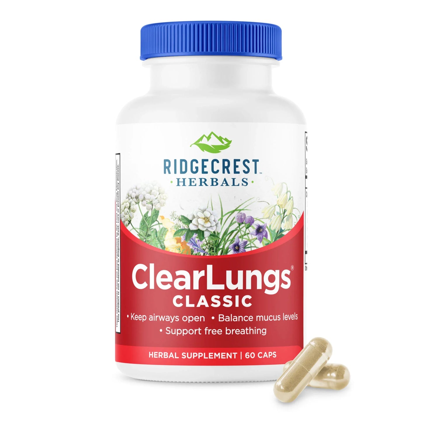 RidgeCrest Herbals ClearLungs Classic capsules