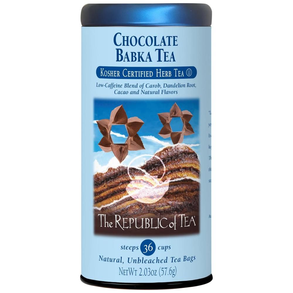 The Republic of Tea Chocolate Babka herb tea, 36 tea bag tin