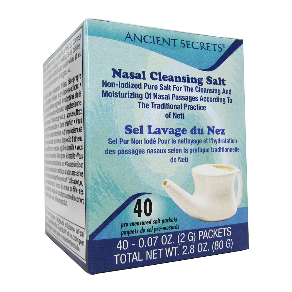 Ancient Secrets Nasal Cleansing Salt, 40 packets