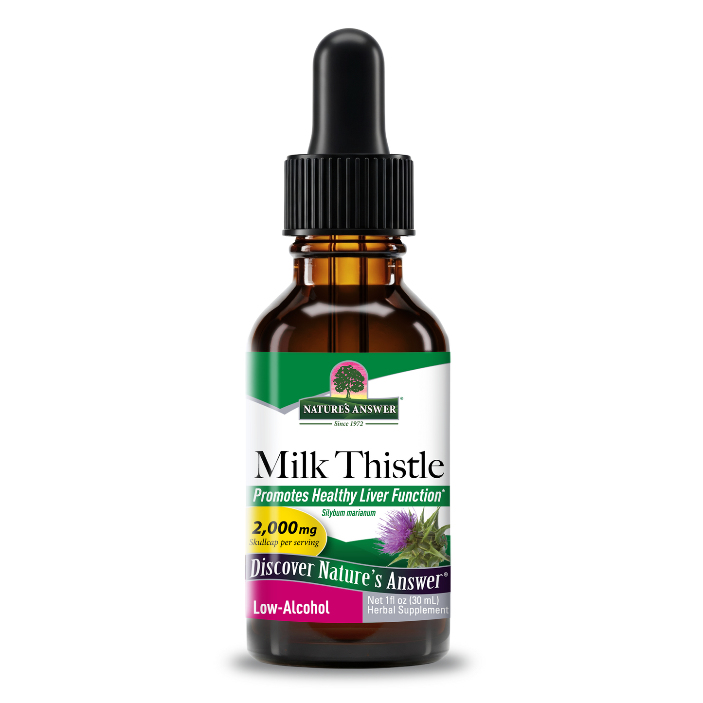 Nature's Answer Milk Thistle Extract Low Alcohol Liquid 1 oz